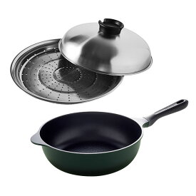 【ポイント3倍24日まで】蒸し器 28〜30cm 日本製 フライパン対応 ステンレス 燕三条 せいろ せいろ蒸し器 蒸し鍋 蒸し皿 蒸し料 蒸し野菜 茶碗蒸し スチーマー スチーム 簡単 フライパン 蒸し活 スチームデリクッカー のせるだけで簡単蒸し器 28〜30cm 公式店【公式店】
