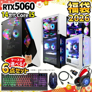 �_29���܂Ō��艿�i�^�y1000�~OFF�N�[�|���L�z2026�N���� 6�_�Z�b�g �V�i �Q�[�~���O�p�\�R�� windows11���� �f�X�N�g�b�vPC �p�\�R�� �Q�[�~���OPC GeForce RTX5060 ��14���� Intel Corei5 Windows11 ����SSD 500G