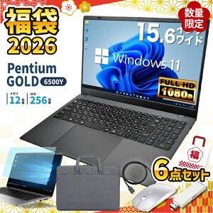 �_1���܂Ō��艿�i�^2026�N���� 6�_�Z�b�g �m�[�g�p�\�R�� �p�\�R�� �V�i �m�[�gPC Intel Pentium GOLD 6500Y WPS office�t�� CPU���� ������12GB SSD 256GB 15.6�C���` 15�C���` �t��HD HDMI USB3.0 ����LAN Wifi Windows1