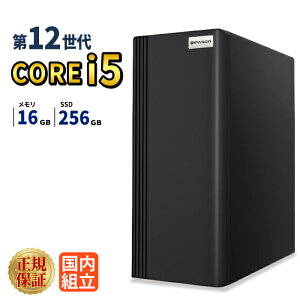 �_1���܂Ō��艿�i�^�y999�~OFF�N�[�|���L�z�f�X�N�g�b�vPC �f�X�N�g�b�v �p�\�R�� �r�W�l�X Intel Corei5 12400F SSD 256GB ������ 16GB ���� ���� ���X�y�b�N �I�t�B�X�Ɩ� ������� �f�X�N���[�N ����