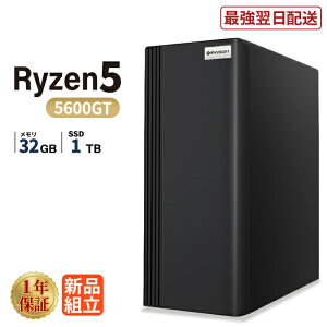 �_11���܂Ō��艿�i�^�f�X�N�g�b�v�p�\�R�� �V�i AMD Ryzen5 5600GT ������32GB SSD1TB Windows11 WPS Office�t�� ���� �ݑ�[�N �T�N�T�N ���� �É� ���X�y�b�N �f�X�N�g�b�vPC �r�W�l�X �I�t�B�X�Ɩ� ��