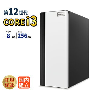 5�����艿�i�b�f�X�N�g�b�vPC �f�X�N�g�b�v �p�\�R�� �r�W�l�X ��12���� Intel Corei3 12100F SSD 256GB ������ 8GB ���� ���� ���X�y�b�N �I�t�B�X�Ɩ� ������� �f�X�N���[�N ���掋�� �V�i