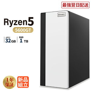 �_1���܂Ō��艿�i�^�f�X�N�g�b�v�p�\�R�� �V�i AMD Ryzen5 5600GT ������32GB SSD1TB Windows11 WPS Office�t�� ���� �ݑ�[�N �T�N�T�N ���� �É� ���X�y�b�N �f�X�N�g�b�vPC �r�W�l�X �I�t�B�X�Ɩ� ��
