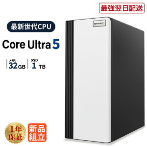 �f�X�N�g�b�v�p�\�R�� �V�i Intel Core Ultra 5 ������32GB SSD1TB Windows11 WPS Office�t�� �f�X�N�g�b�vPC �����\ ���� �r�W�l�X �ݑ�[�N ����ҏW ���S�� �I�t�B�X�Ɩ� �w�K�p �ƒ�p �É� ����SSD �p