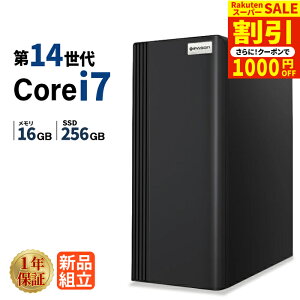 �_�X�[�p�[�Z�[������^�f�X�N�g�b�v�p�\�R�� �V�i �����\ ��14���� Intel Corei7 14700F ������16GB SSD256GB Windows11 WPS Office�t�� ����ҏW �ݑ�[�N �T�N�T�N ���� �É� ���X�y�b�N �f�X�N�g�b�vPC 