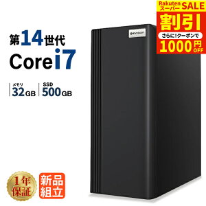 �_�X�[�p�[�Z�[������^�f�X�N�g�b�v�p�\�R�� �V�i �����\ ��14���� Intel Corei7 14700F ������32GB SSD500GB Windows11 WPS Office�t�� ����ҏW �ݑ�[�N �T�N�T�N ���� �É� ���X�y�b�N �f�X�N�g�b�vPC 