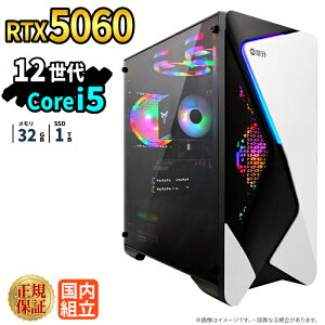 �_26���܂Ō��艿�i�^�y1000�~OFF�N�[�|���L�z�Q�[�~���OPC �Q�[�~���O�p�\�R�� �f�X�N�g�b�v�p�\�R�� GeForce RTX5060 ��12���� Intel Corei5 Windows11 SSD 1TB ������ 32GB e�X�|�[�c �Q�[�� �f�X�N�g�b�vPC 