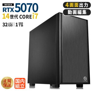 �_1���܂Ō��艿�i�^�f�X�N�g�b�v�p�\�R�� �V�i �����\ RTX5070 ��14���� Intel Corei7 14700F ������32GB SSD1TB Windows11 WPS Office�t�� ����ҏW �ݑ�[�N ���� ���X�y�b�N �f�X�N�g�b�vPC �r�W�l�X ����