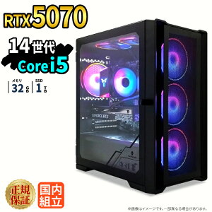 �_27���܂Ō��艿�i�^�y1000�~OFF�N�[�|���L�z�Q�[�~���OPC RTX5070 ��14���� Intel Corei5 SSD1TB ������32GB Windows11 �f�X�N�g�b�vPC ���_ Apex FF14 VALORANT Minecraft GTA �z�M ����ҏW e�X�|�[�c 1�N�ۏ� ���S