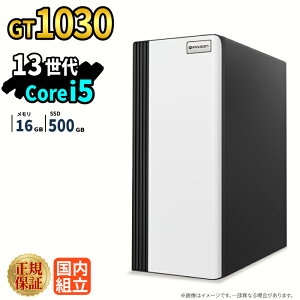 �_1���܂Ō��艿�i�^�y999�~OFF�N�[�|���L�z�Q�[�~���OPC �{�̂̂� GT1030 Intel Corei5 13400F ������16GB SSD500GB Windows11 �f�X�N�g�b�vPC �V�i 1�N�ۏ� 10�R�A16�X���b�h �z�M ����ҏW VTuber e�X�|�[�c ��