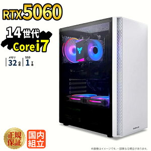 �_10���܂Ō��艿�i�^�y1000�~OFF�N�[�|���L�z�Q�[�~���OPC �Q�[�~���O�p�\�R�� �f�X�N�g�b�v�p�\�R�� GeForce RTX5060 ��14���� Intel Corei7 Windows11 SSD 1TB ������ 32GB e�X�|�[�c �Q�[�� �f�X�N�g�b�vPC 