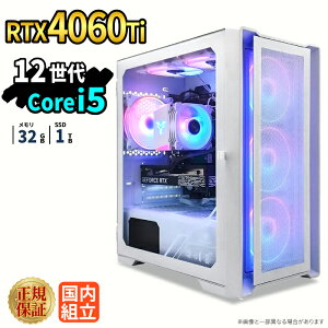 �_26���܂Ō��艿�i�^�y1000�~OFF�N�[�|���L�z�Q�[�~���OPC �Q�[�~���O�p�\�R�� �f�X�N�g�b�v�p�\�R�� GeForce RTX4060Ti ��12���� Intel Corei5 Windows11 SSD 1TB ������ 32GB e�X�|�[�c �Q�[�� �f�X�N�g�b�vP