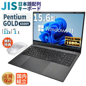 �m�[�g�p�\�R�� �p�\�R�� �V�i �m�[�gPC Intel Pentium GOLD 6500Y WPS office�t�� CPU���� ������12GB SSD 1TB 15.6�C���` 15�C���` �t��HD HDMI USB3.0 ����LAN Wifi Windows11 office JIS