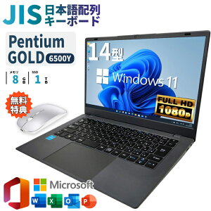 �m�[�g�p�\�R�� �V�i Office�t�� 14�C���` �y�� PASOUL NC14J �t��HD Intel Pentium GOLD 6500Y ������8GB SSD1TB Windows11 �����ݒ�ς� 14�C���` �t��HD �m�[�gPC ���S�� �w�� �ݑ�[�N �e���L�[ Wi-Fi Bluetooth HDMI