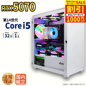 _X[p[Z[艿iI^y1000~OFFN[|LzyRTX5070ځzVi Q[~Op\R windows11 fXNgbvPC p\R Q[~OPC GeForce RTX5070 14 Intel Corei7 Windows11 SSD 