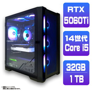 _X[p[Z[^y50OFFzyRTX5060Ti ňlɒIzVi Q[~OPC fXNgbvp\R RTX5060Ti 14 Intel Corei5 14400F Windows11 10 SSD 1TB 32GB fXNgbvPC 1Nۏ 
