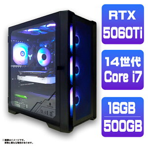 _X[p[Z[^y50OFFzVi Q[~OPC fXNgbvp\R RTX5060Ti 14 Intel Corei7 14700F Windows11 10 SSD 500GB 16GB fXNgbvPC 1Nۏ  eX|[c Q[~Op\