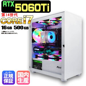 _X[p[Z[I1000~OFFN[|zz^yRTX5060Ti ňlɒIzVi Q[~OPC fXNgbvp\R RTX5060Ti 14 Intel Corei7 14700F SSD 500GB 16GB