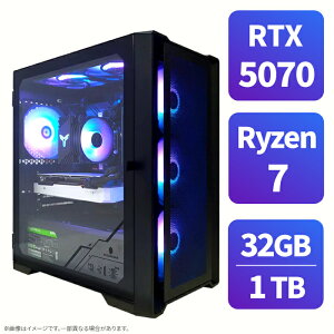 _X[p[Z[^y50OFFzVi Q[~Op\R windows11 fXNgbvPC p\R Q[~OPC GeForce RTX5070 Ryzen7 5700X Windows11 SSD 1TB  32GB eX|[c Q[~Op\R