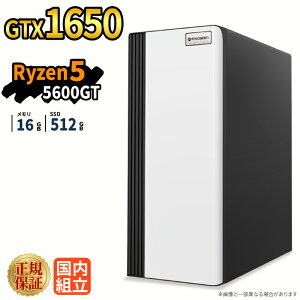 �V�i �Q�[�~���O�p�\�R�� windows11���� �f�X�N�g�b�vPC �p�\�R�� �Q�[�~���OPC GeForce GTX1650 Ryzen5 5600GT Windows11 ����SSD 500GB ������ 16GB e�X�|�[�c �Q�[��