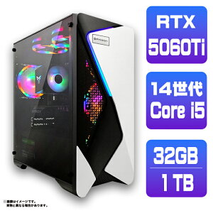 _X[p[Z[^y50OFFzyRTX5060Ti ňlɒIzVi Q[~OPC fXNgbvp\R RTX5060Ti 14 Intel Corei5 14400F Windows11 10 SSD 1TB 32GB fXNgbvPC 1Nۏ 