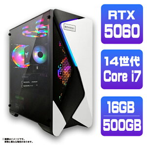 _X[p[Z[^y50OFFzyRTX5060 ňlɒIzVi Q[~OPC fXNgbvp\R RTX5060 14 Intel Corei7 14700F Windows11 10 SSD 500GB 16GB fXNgbvPC 1Nۏ 