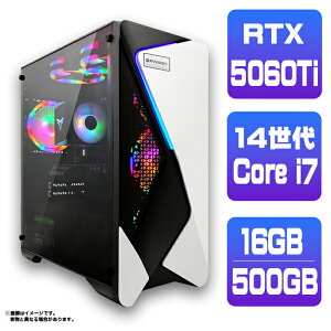 _X[p[Z[^y50OFFzyRTX5060Ti ňlɒIzVi Q[~OPC fXNgbvp\R RTX5060Ti 14 Intel Corei7 14700F Windows11 10 SSD 500GB 16GB fXNgbvPC 1Nۏ