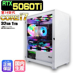 _X[p[Z[I1000~OFFN[|zz^yRTX5060Ti ňlɒIzVi Q[~OPC fXNgbvp\R RTX5060Ti 14 Intel Corei7 14700F SSD 1TB 32GB