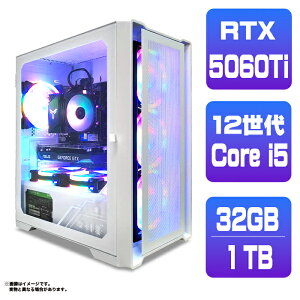 _X[p[Z[^y50OFFzVi Q[~OPC fXNgbvp\R RTX5060Ti 12 Intel Corei5 12400F Windows11 10 SSD 1TB 32GB fXNgbvPC 1Nۏ  eX|[c Q[~Op\