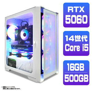 _X[p[Z[^y50OFFzyRTX5060 ňlɒIzVi Q[~OPC fXNgbvp\R RTX5060 14 Intel Corei5 14400F Windows11 10 SSD 500GB 16GB fXNgbvPC 1Nۏ 
