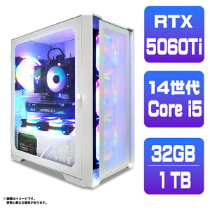 _X[p[Z[^y50OFFzyRTX5060Ti ňlɒIzVi Q[~OPC fXNgbvp\R RTX5060Ti 14 Intel Corei5 14400F Windows11 10 SSD 1TB 32GB fXNgbvPC 1Nۏ 