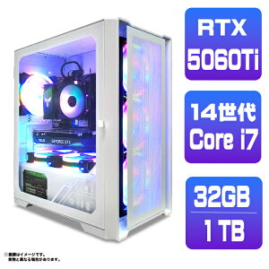 _X[p[Z[^y50OFFzVi Q[~OPC fXNgbvp\R RTX5060Ti 14 Intel Corei7 14700F Windows11 10 SSD 1TB 32GB fXNgbvPC 1Nۏ  eX|[c Q[~Op\