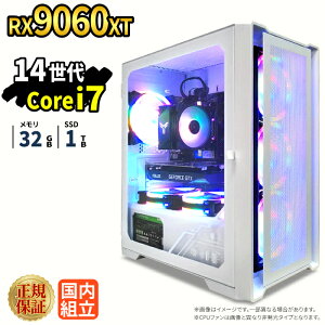 _11܂Ō艿i^y1000~OFFN[|LzyRX9060XTځzVi Q[~Op\R windows11 fXNgbvPC p\R Q[~OPC Radeon rx9060xt 14 Intel Corei7 Windows11 SSD 1TB 