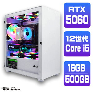 _X[p[Z[^y50OFFzVi Q[~OPC fXNgbvp\R RTX5060 12 Intel Corei5 12400F Windows11 10 SSD 500GB 16GB fXNgbvPC 1Nۏ  eX|[c Q[~Op\