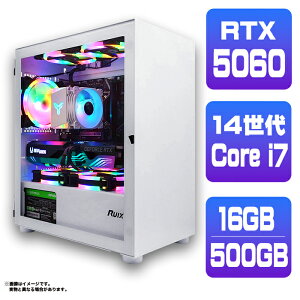 _X[p[Z[^y50OFFzyRTX5060 ňlɒIzVi Q[~OPC fXNgbvp\R RTX5060 14 Intel Corei7 14700F Windows11 10 SSD 500GB 16GB fXNgbvPC 1Nۏ 