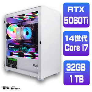 _X[p[Z[^y50OFFzVi Q[~OPC fXNgbvp\R RTX5060Ti 14 Intel Corei7 14700F Windows11 10 SSD 1TB 32GB fXNgbvPC 1Nۏ  eX|[c Q[~Op\