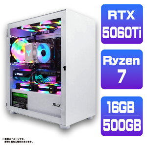 _X[p[Z[^y50OFFzVi Q[~OPC fXNgbvp\R RTX5060Ti Ryzen7 5700X Windows11 10 SSD 500GB 16GB fXNgbvPC 1Nۏ  eX|[c Q[~Op\R p\R