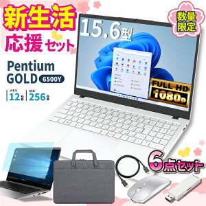 �_16���܂Ō��艿�i�^�m�[�g�p�\�R�� �V�i �V�������� 6�_�Z�b�g Intel Pentium GOLD 6500Y ������12GB SSD256GB Windows11 WPS Office�t�� 15.6�C���` �t��HD �m�[�gPC Wi-Fi Bluetooth HDMI �����ݒ�ς� ���S�� �z��