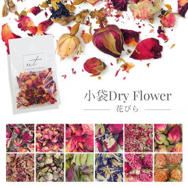 [40%OFF!]Dryflower小袋-花びら- / ナチュラル ドライフラワー　ネイル　ネイルアート 　ハンドメイド 花材 パーツ ネイルパーツ　小袋　花