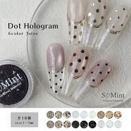 【7/30新商品】セットMAX10％OFF！ネイル 丸 ドット ホログラム 【Dot Hologram】ハンドメイド ネイルパ…