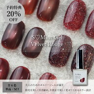 【9/18予約開始】※6本セット20％OFF特典！究極の大人ボルドージェル【 Velvet Rouge series】※9/25発送…