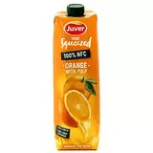 Wx 100% IWW[X ʏ` 1L x 10{ Juver 100% Orange Juice With Pulp 1L x 10 Juver ʗ Xg[gʏ`gp 100%XyC
