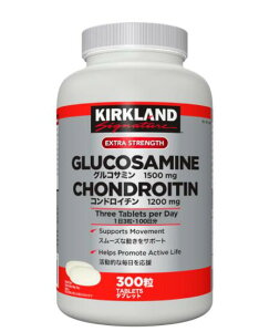 �J�[�N�����h�V�O�l�`���[ �O���R�T�~�� + �R���h���C�`�� 300 �� Kirkland Signature Glucosamine + Chondroitin 300 Count