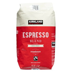 カークランドシグネチャー スターバックス エスプレッソブレンド コーヒー（豆）1.13kg　Kirkland Signature STARBUCKS Espresso Blend Coffee (Whole Bean) 1.13kg