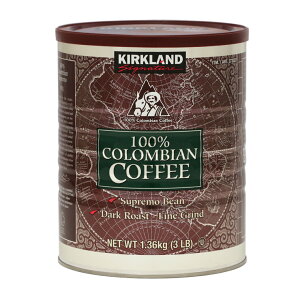 �J�[�N�����h�V�O�l�`���[ �R�����r�A�R�[�q�[�i���j1.36kg Kirkland Signature Colombian Ground Coffee 1.36kg
