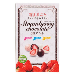 �X�g���x���[�`���R���[�g �A�\�[�g�{�b�N�X 410g�@Strawberry Chocolate Assorted Box 410g