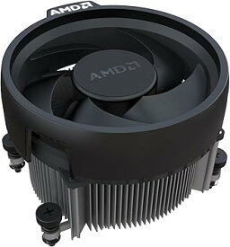 AMD Wraith Stealth Socket AM4 4-Pin Connector CPU Cooler CPUクーラー With Aluminum Heatsink & 3.93-Inch Fan 黒 ブラック (Slim)