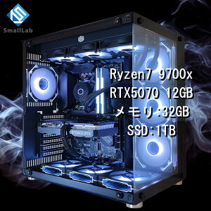 X[{ AMD Ryzen7 9700x ^ RTX5070 12GB KX2ATX Q[~OPC SSD M.2 NVME 1TB  DDR5 5600MHz 32GB ȈՐ 360mm ubN 