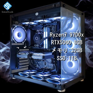 X[{ AMD Ryzen7 9700x ^ RTX5060 8GB KX2ATX Q[~OPC SSD M.2 NVME 1TB  DDR5 5600MHz 32GB ȈՐ 360mm ubN 