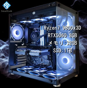 X[{ AMD Ryzen7 9800x3D ^ RTX5060 8GB KX2ATX Q[~OPC SSD M.2 NVME 1TB  DDR5 5600MHz 32GB ȈՐ 360mm ubN 